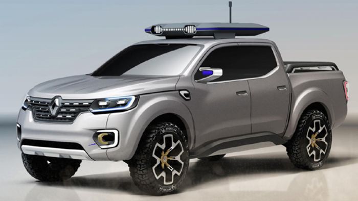 Το Renault Alaskan είναι προς το παρόν πρωτότυπο, αλλά σύμφωνα με τη Renault θα περάσει στην παραγωγή.